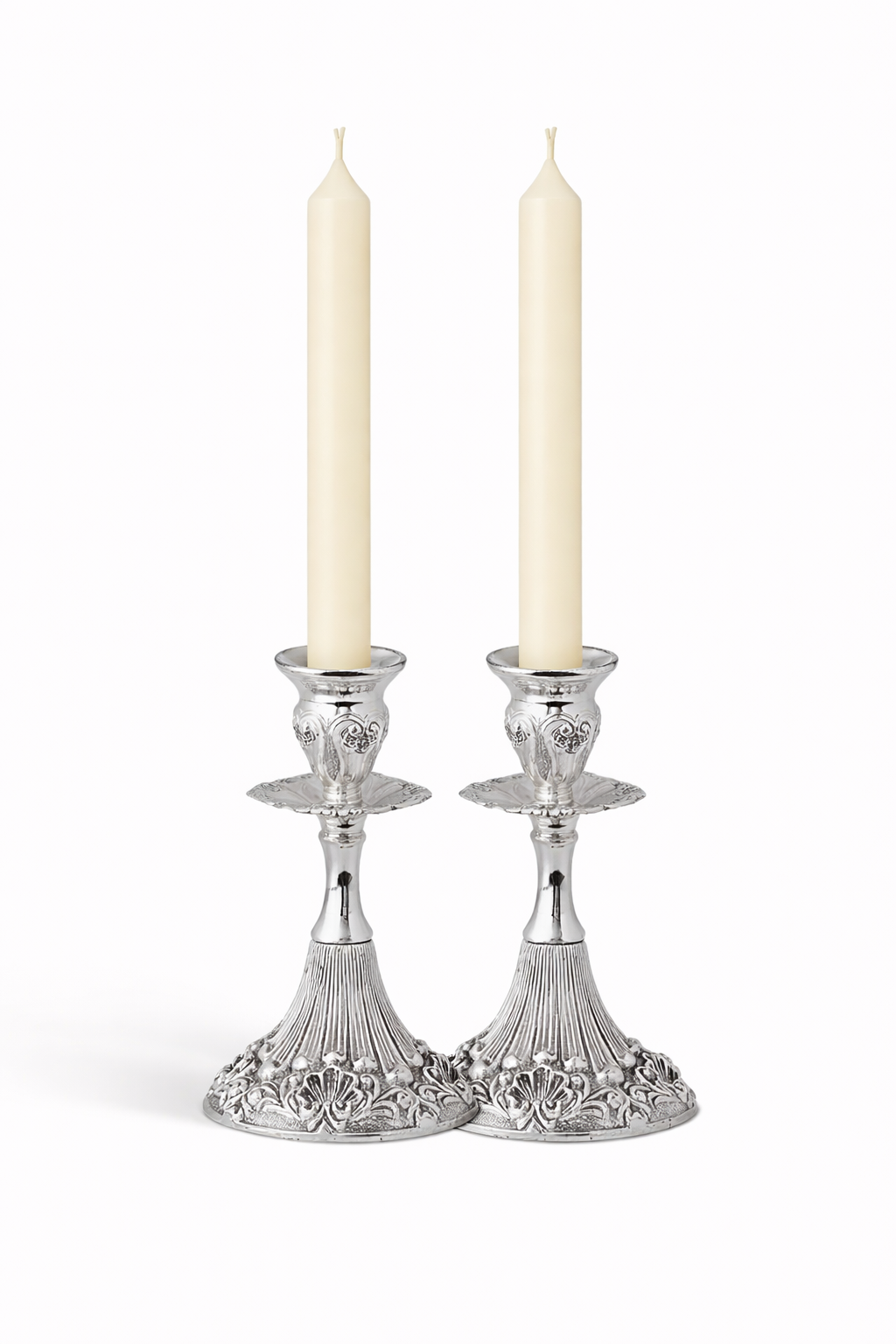 Caspari Straight Taper 10" Candles in Ivory- 2 Candles Per Package