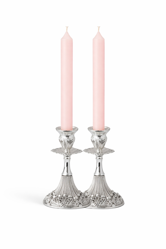 Caspari Straight Taper 10" Candles in Petal Pink - 2 candles per package