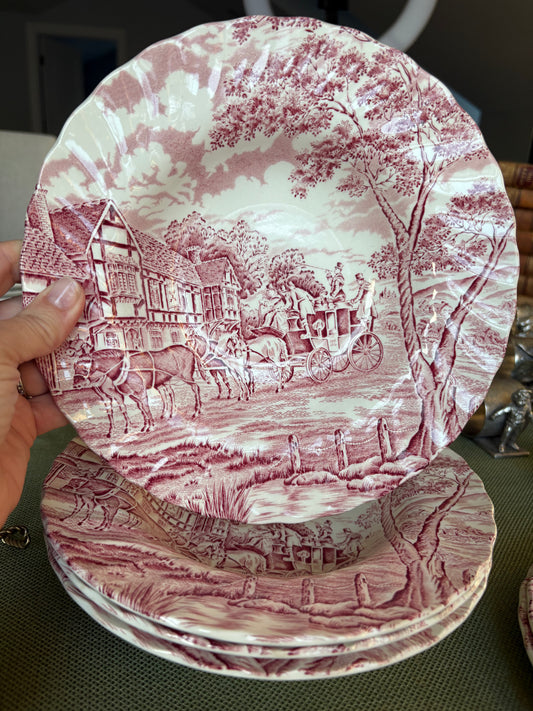 Live 12/2 for Maria 10 piece set of Myott “Royal Mail” Dishes