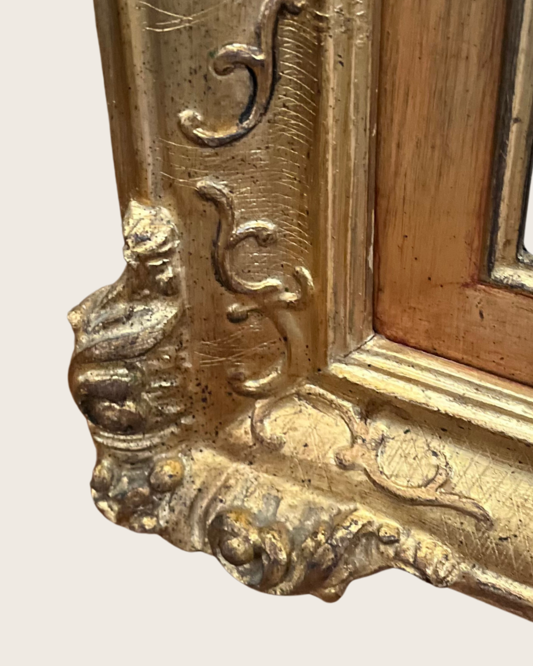 Elegant Large Signed Still Life Oil on Canvas | Moody Classical Fruit Study - Older Vintage - Substantial Solid Wood Gilded Frame From Italy