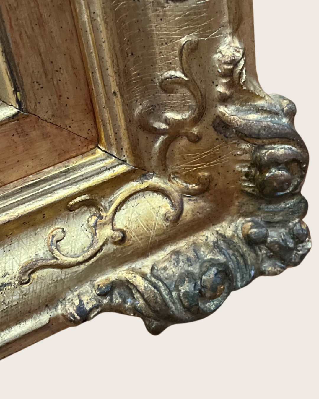 Elegant Large Signed Still Life Oil on Canvas | Moody Classical Fruit Study - Older Vintage - Substantial Solid Wood Gilded Frame From Italy