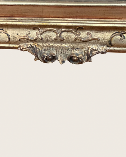 Elegant Large Signed Still Life Oil on Canvas | Moody Classical Fruit Study - Older Vintage - Substantial Solid Wood Gilded Frame From Italy