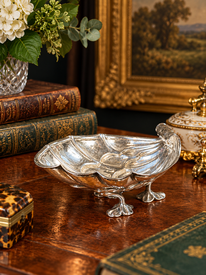 Antique Robert Frederick Fox  Sterling Silver Art Nouveau Bon Bon Dish | London 1912 | DA0842