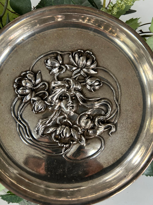 Antique Sterling Art Nouveau Dish
