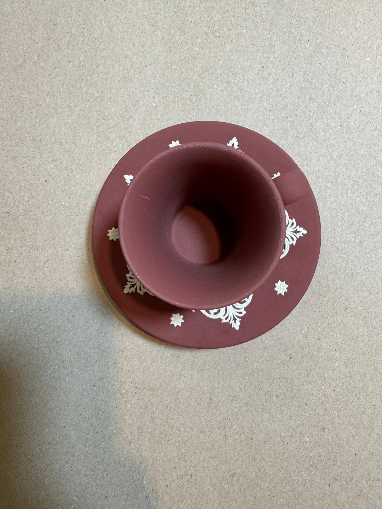 Rare Crimson Wedgewood espresso set