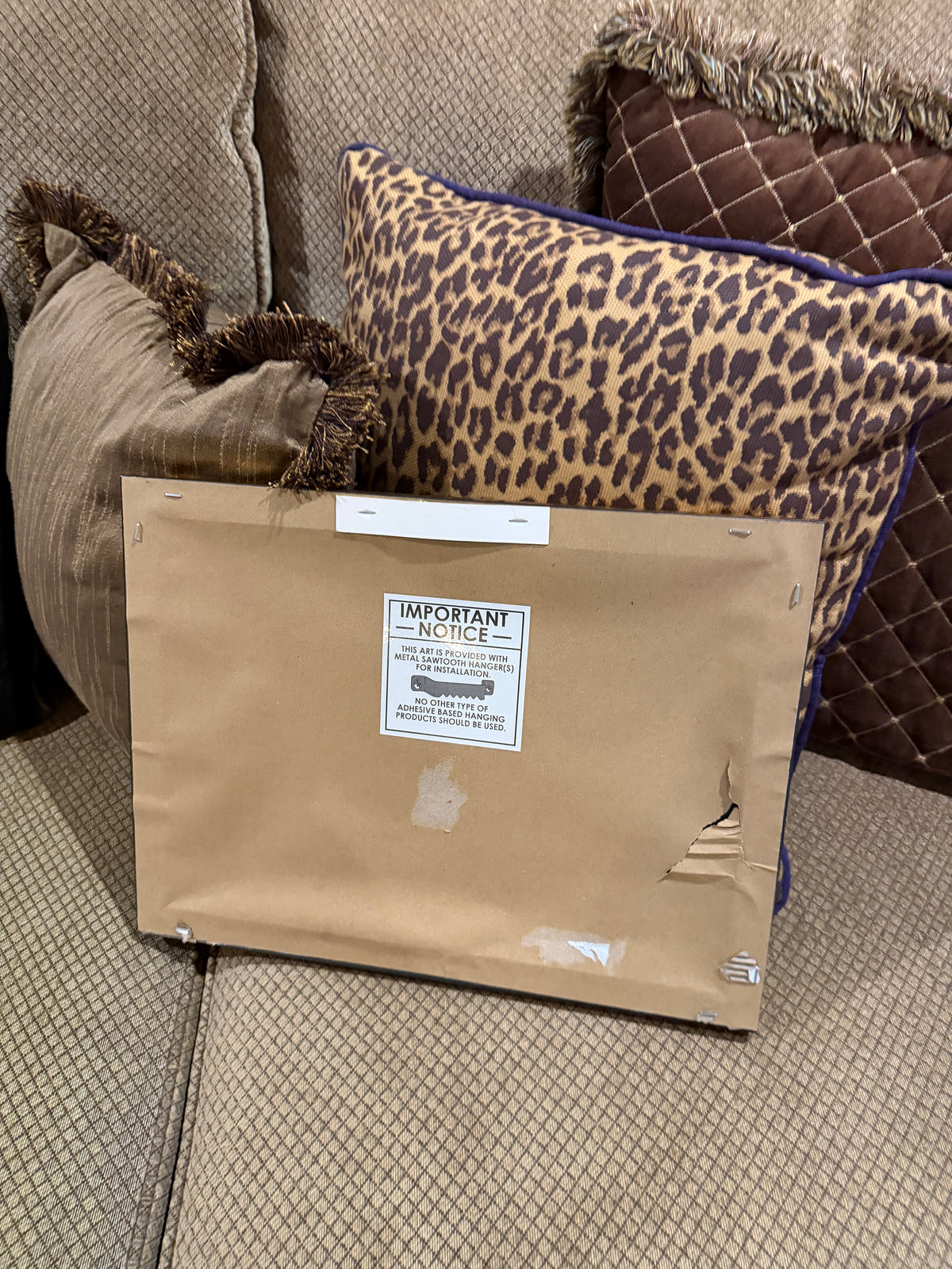 Chic mallard art perfect for gallery wall gold framing