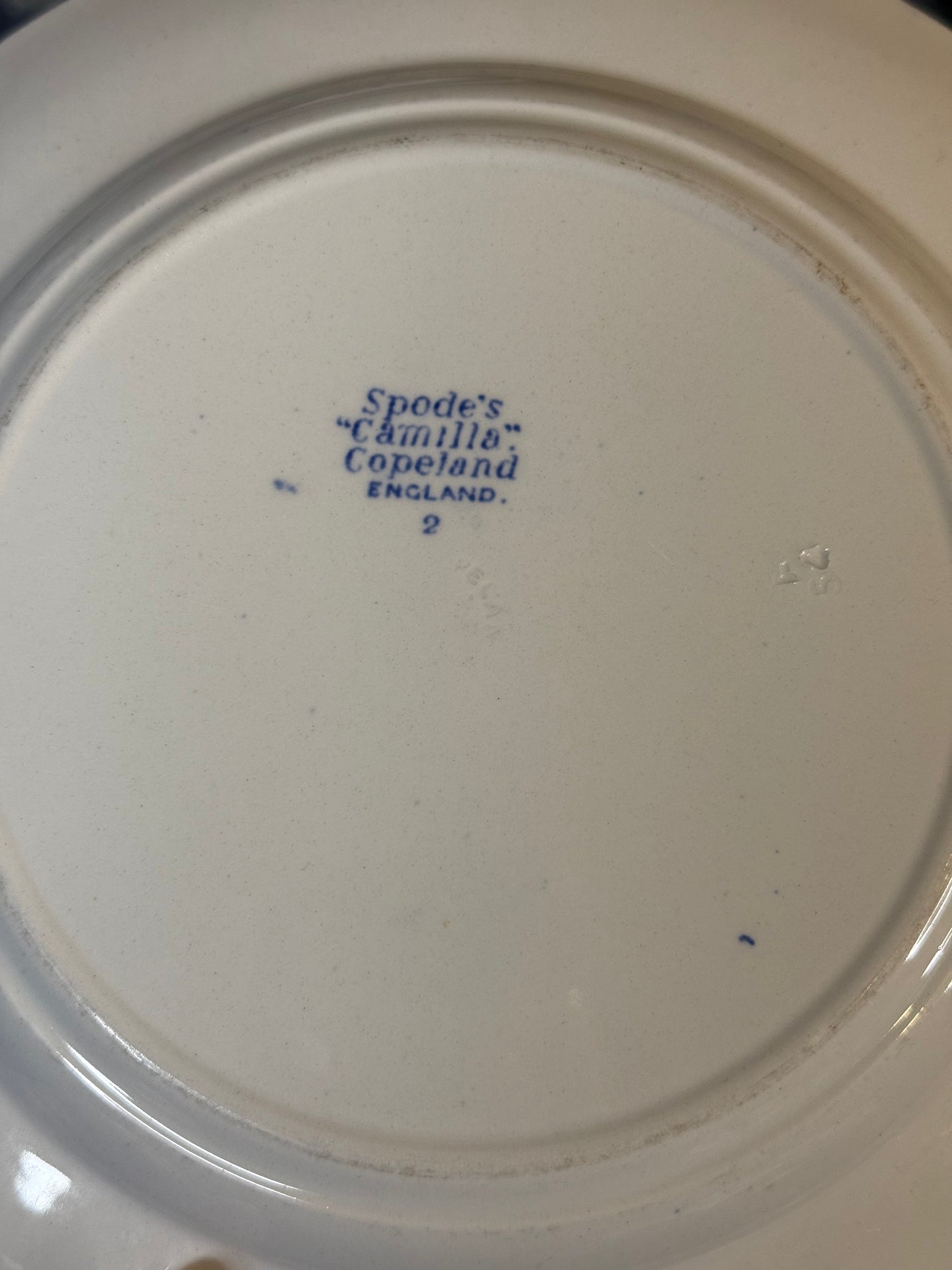 Vintage Copeland Spode “Camilla” Blue & White Plates | Set of 4 | 8.5” | England