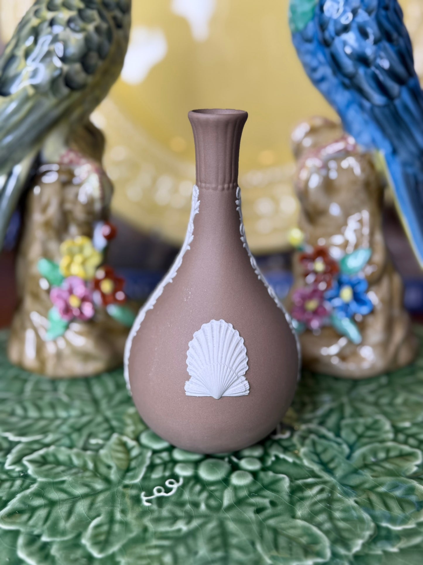 RESERVED BROWN WEDGWOOD VASE, amylea4192