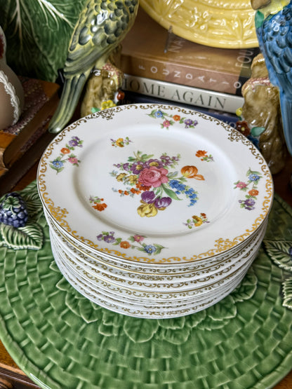 6/5 LIVE NORITAKE "DRESDOL" 7 3/4" (10)