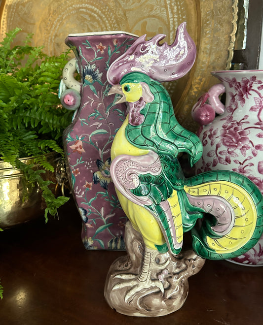Chinese Export Porcelain Cockerel Rooster