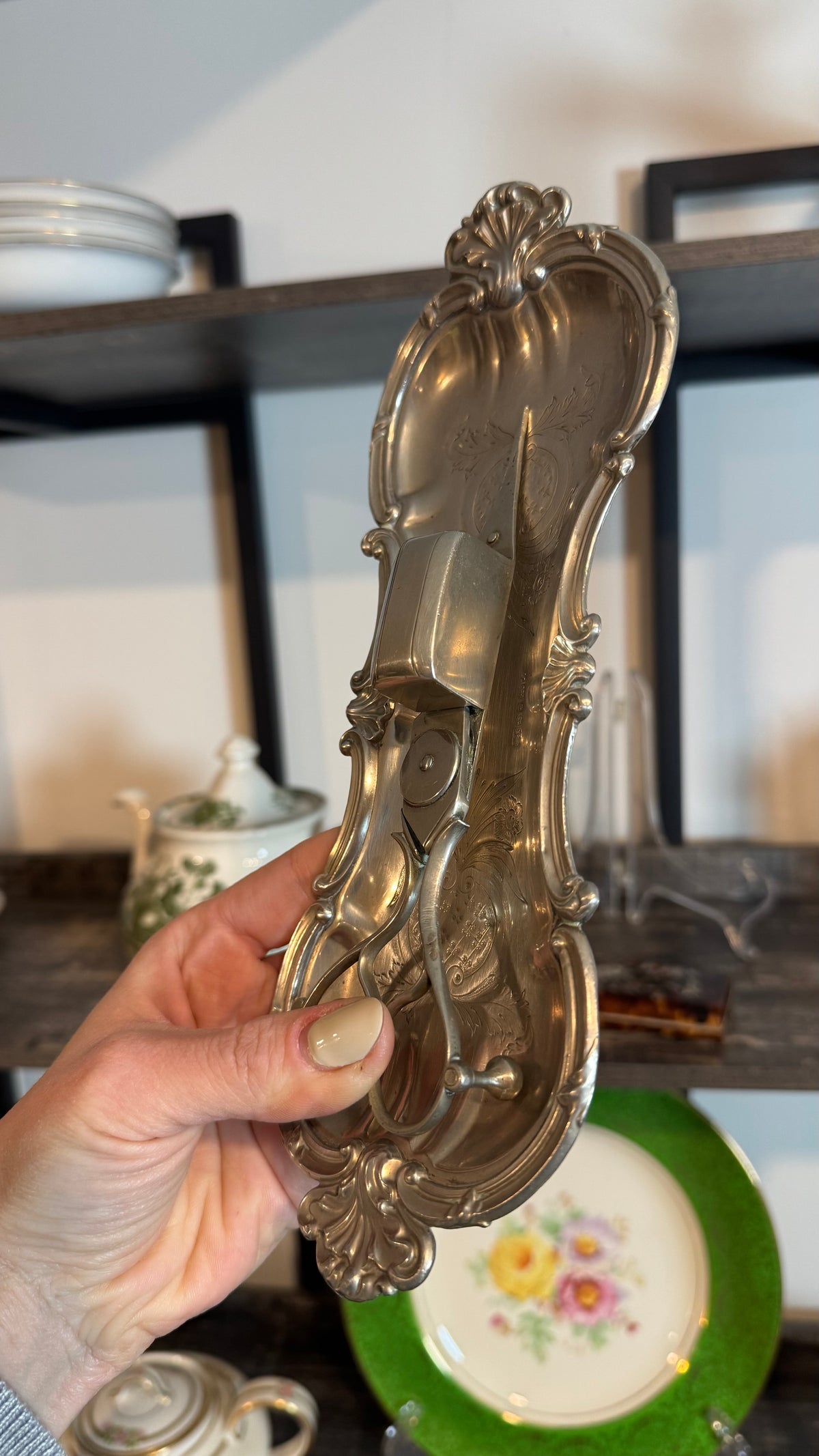 Reserved silver candle nippers