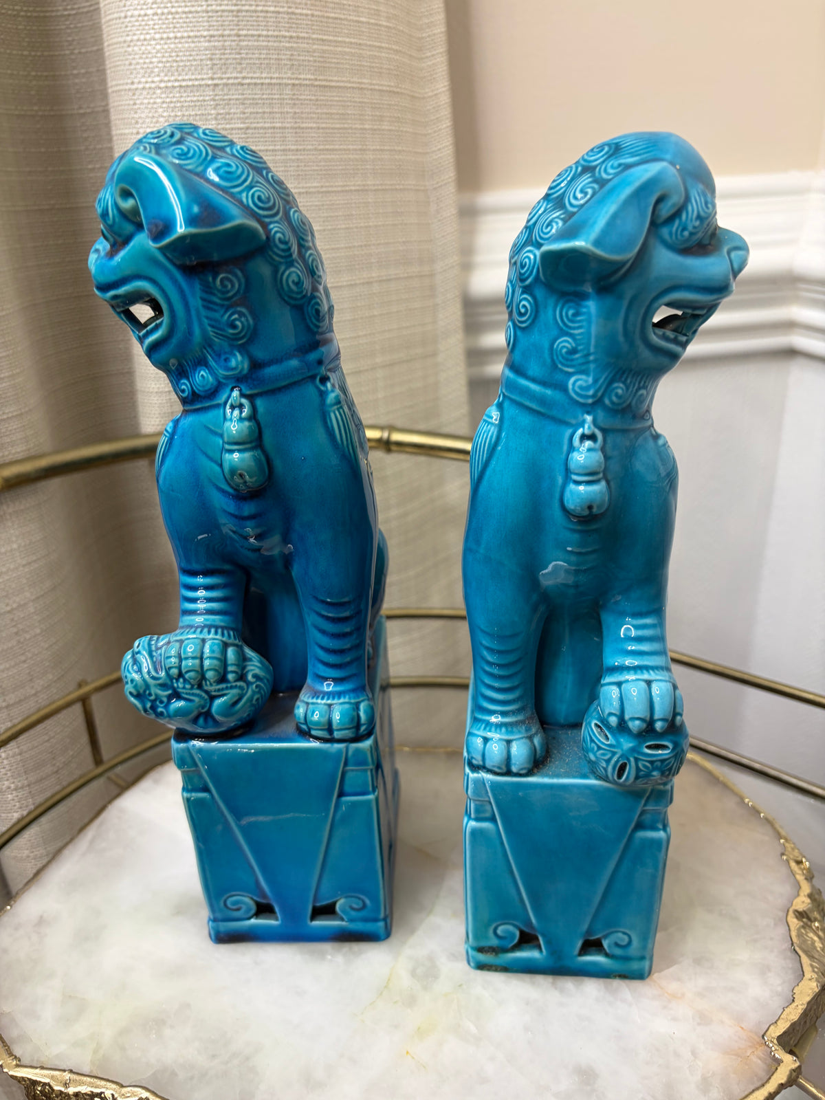Lovely foo dogs pair 10”!
