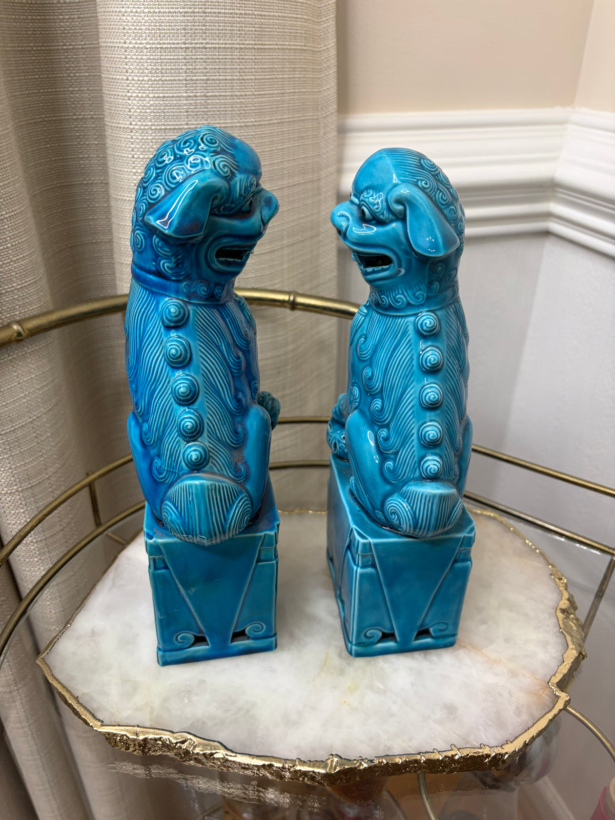 Lovely foo dogs pair 10”!