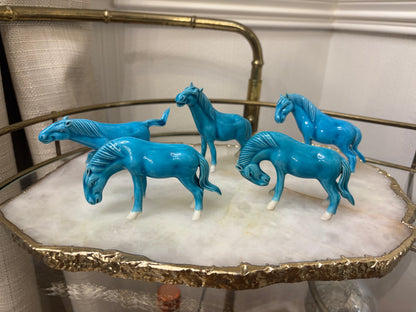 Miniature horses set of 5! As is!