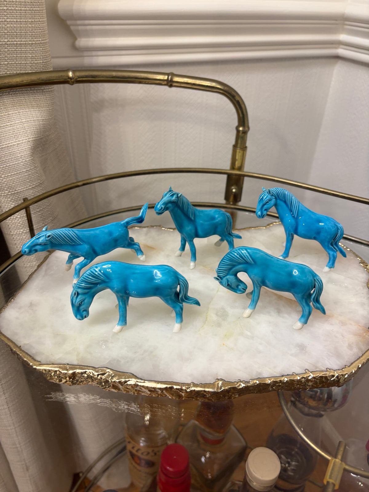 Miniature horses set of 5! As is!