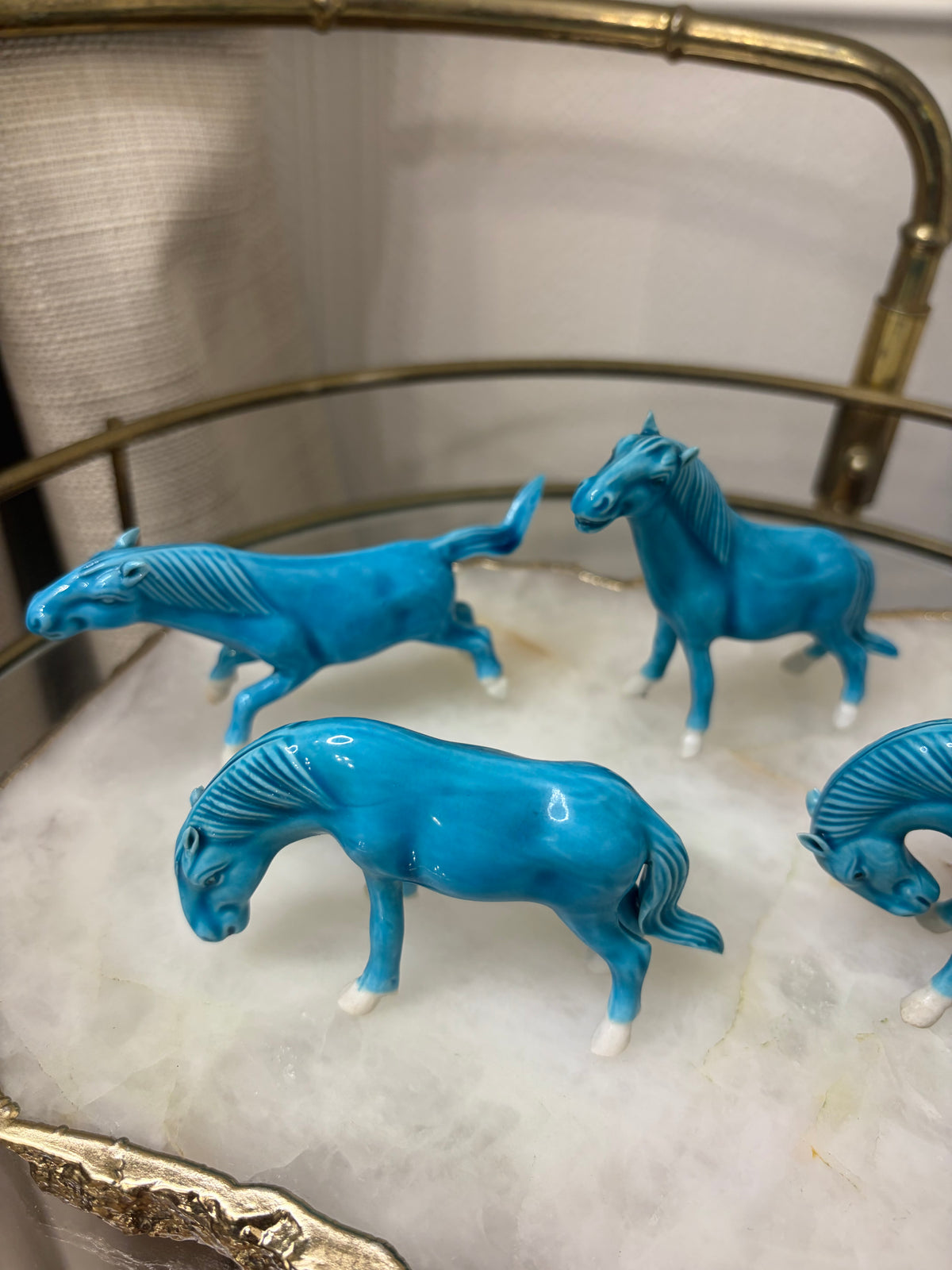 Miniature horses set of 5! As is!