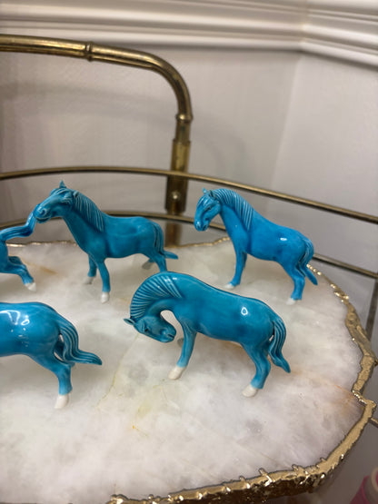 Miniature horses set of 5! As is!