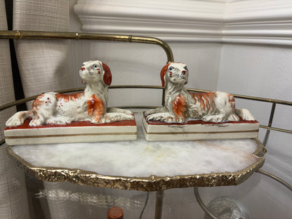 Sweetest dogs pair in rust color!