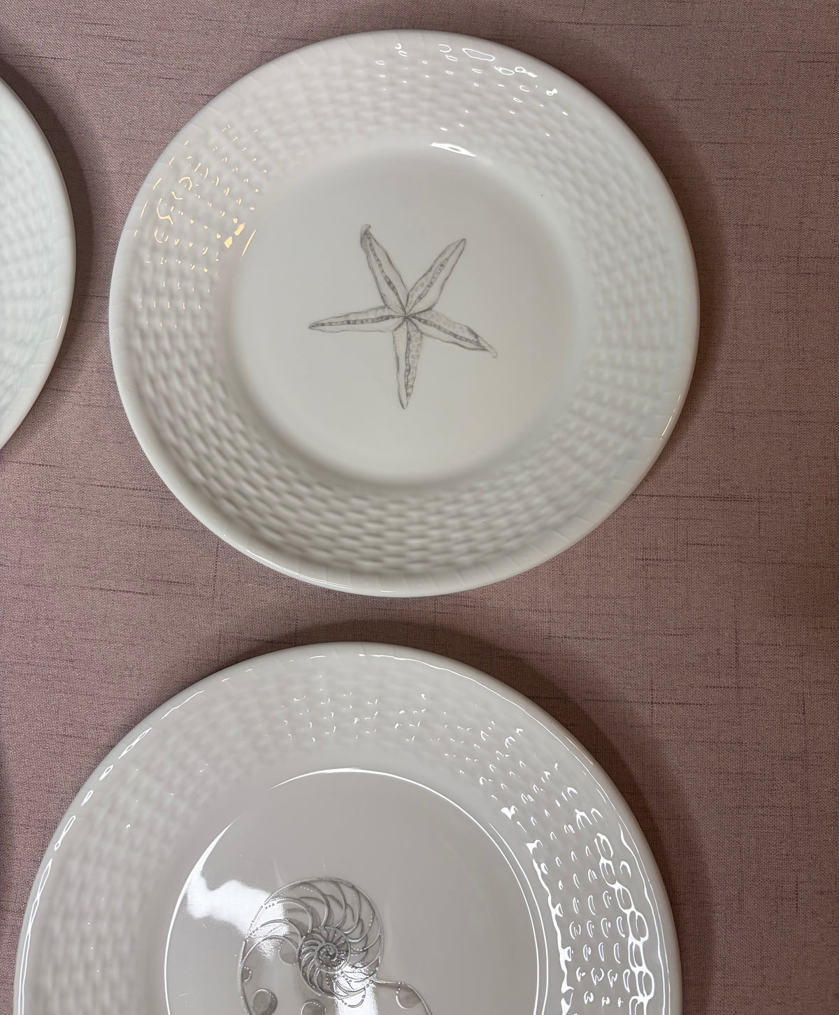Stunning Wedgwood Nantucket plates set of 4!