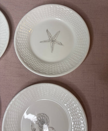 Stunning Wedgwood Nantucket plates set of 4!