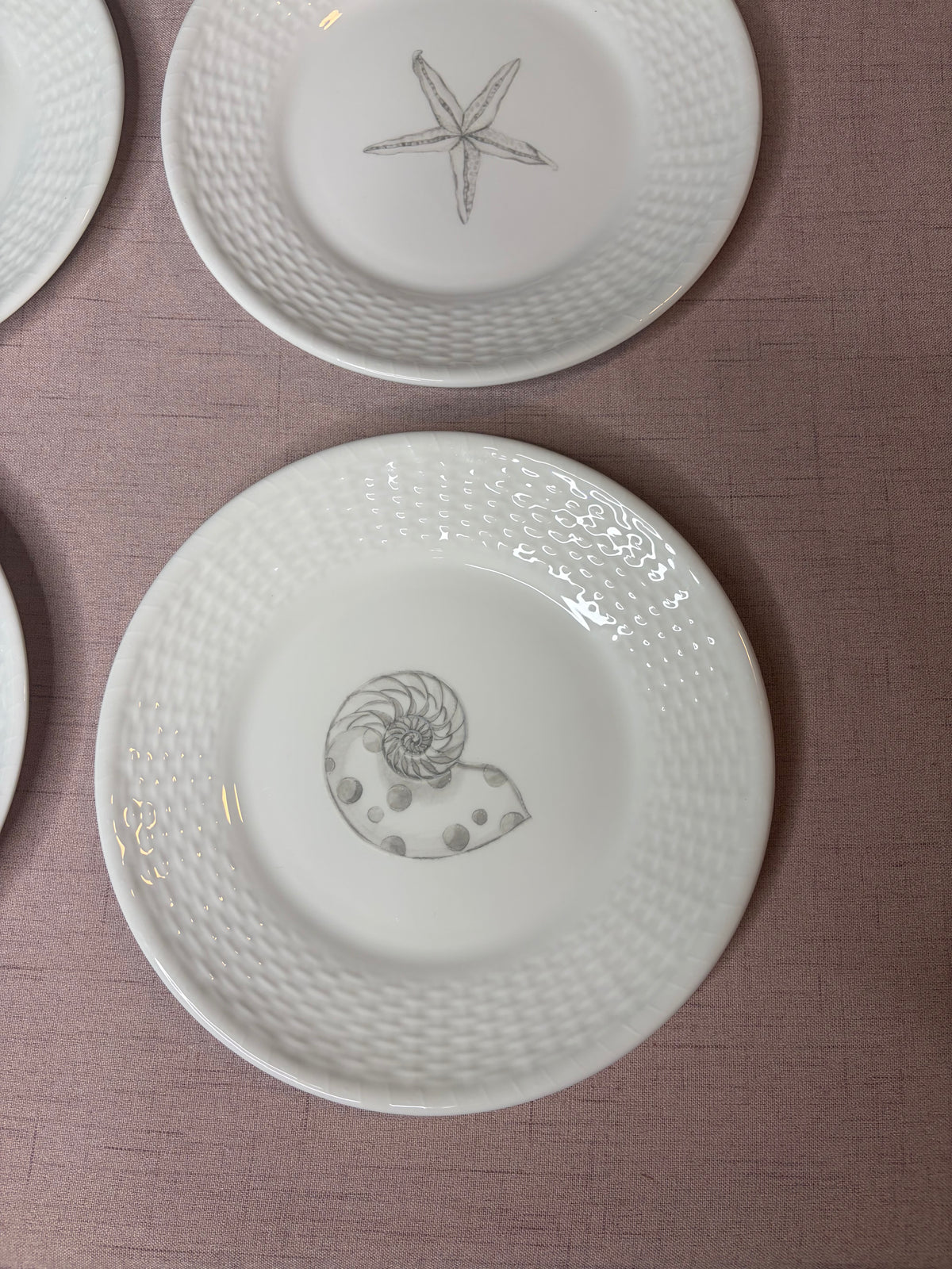 Stunning Wedgwood Nantucket plates set of 4!