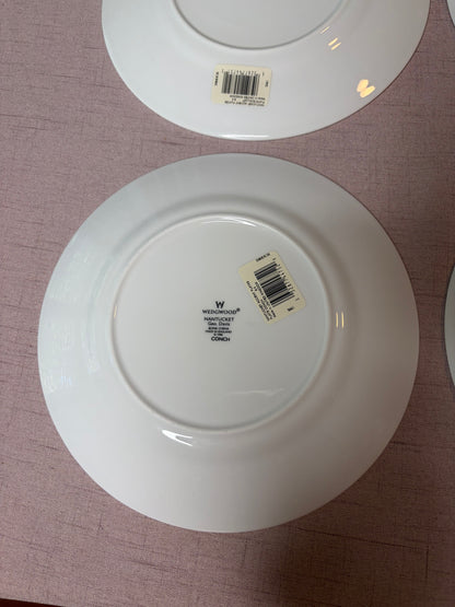 Stunning Wedgwood Nantucket plates set of 4!