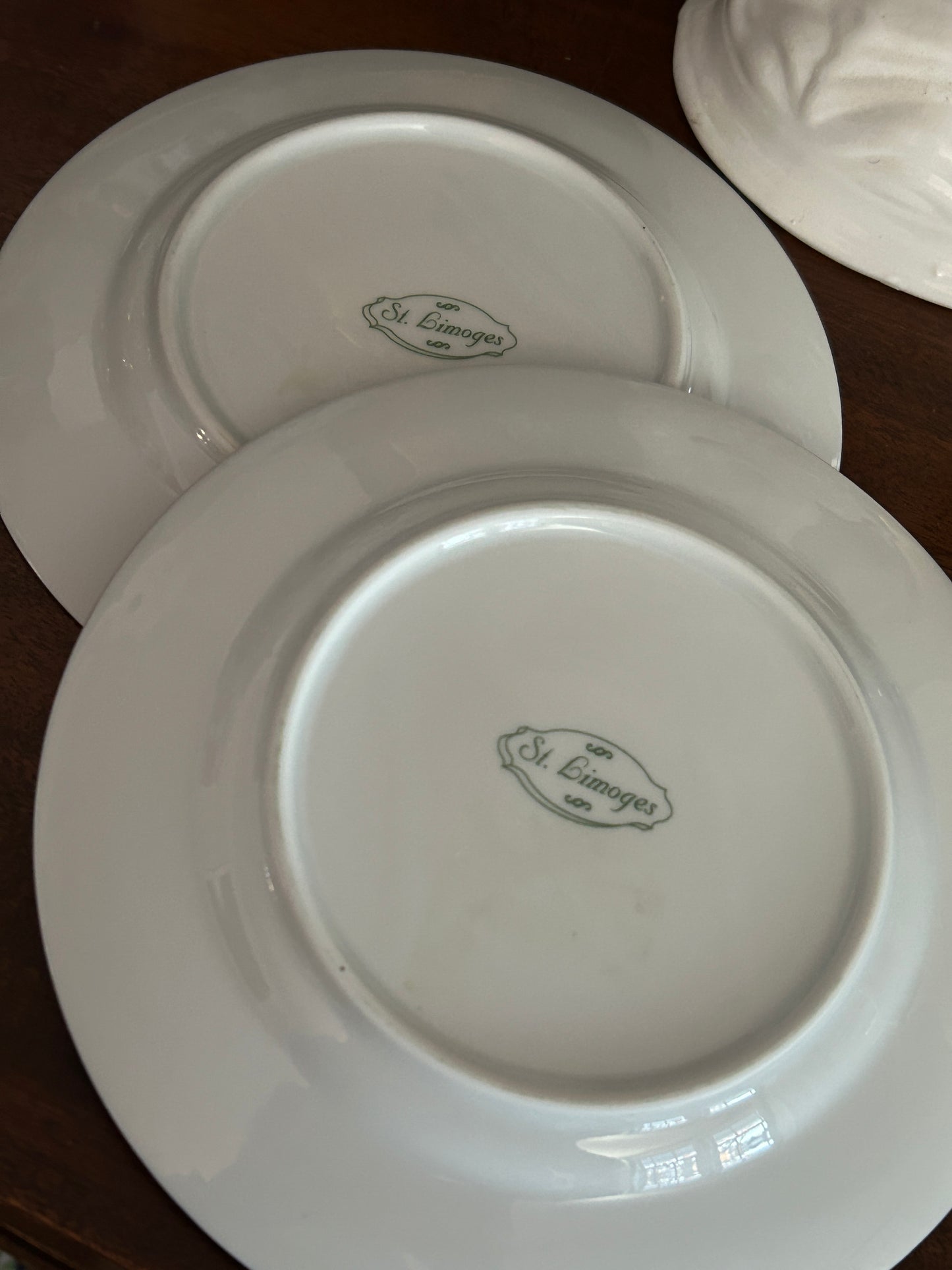 Vintage St. Limoges Porcelaine Fruit Plates
