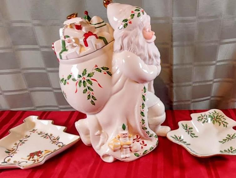 Santa Cookie Jar by Lenox