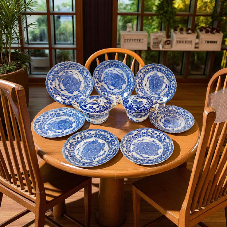 Antique Japanese porcelain collection