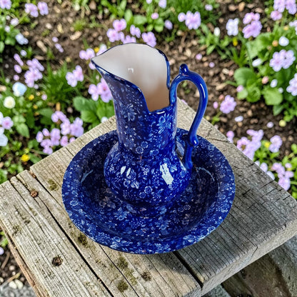 Vintage Victoria Ware Ironstone Pitcher and Basin Set, Stunning!! Excellent!
