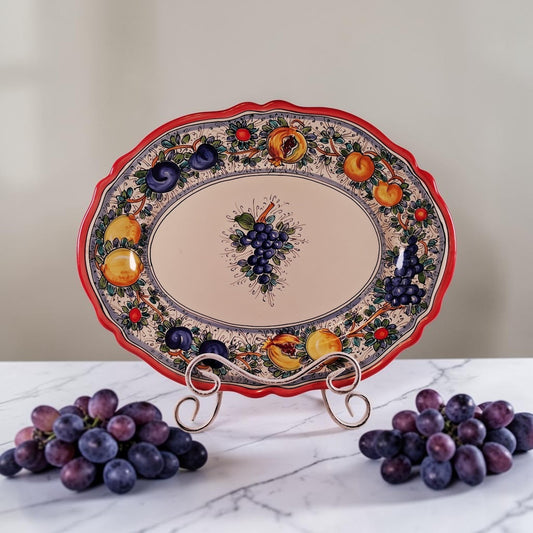 Authentice Ceramiche Casola Italian Ceramic Platter