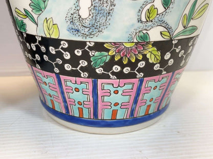 Vintage Oriental Floor Vase, Very Large