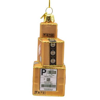 Noble Gems™ Glass Delivery Packages Ornament