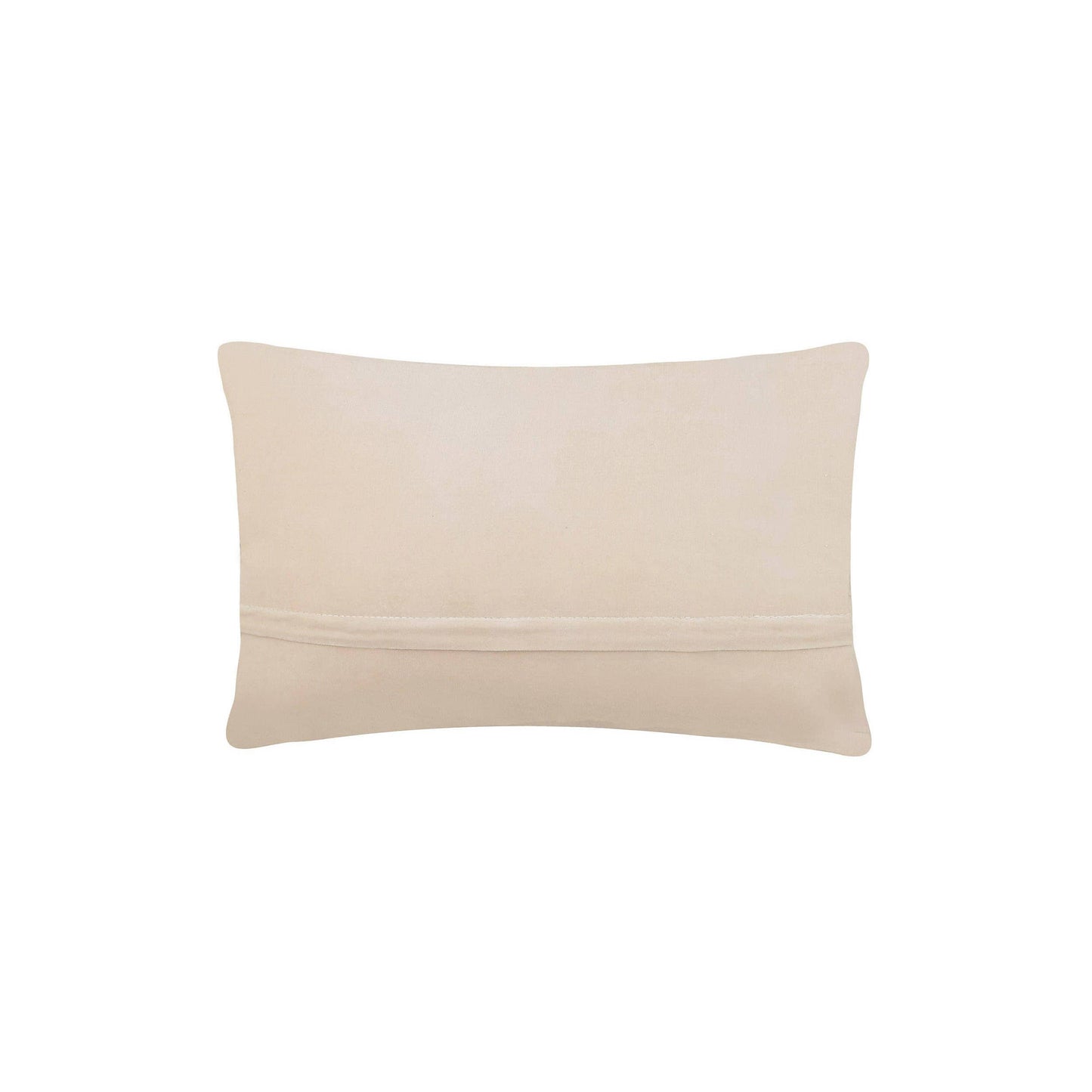 Hydrangea Wool Hooked Accent Pillow | 8" x 12" Decorative Throw Pillow