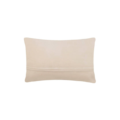 Hydrangea Wool Hooked Accent Pillow | 8" x 12" Decorative Throw Pillow