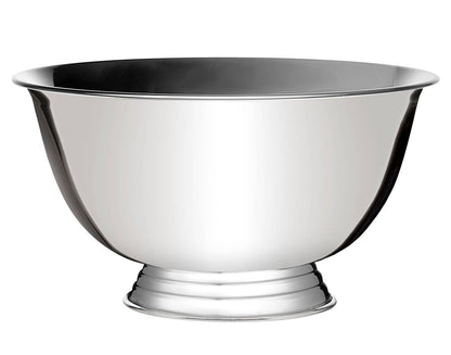Godinger Revere Large Stainless-Steel Silver Bowl | 12” Classic Serving Bowl