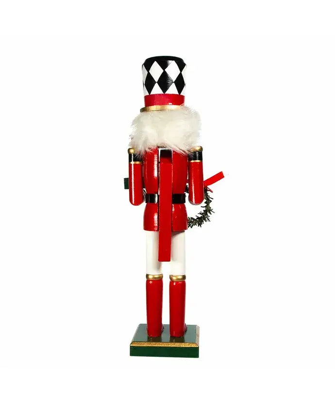 15“ Red, White and Black Nutcracker