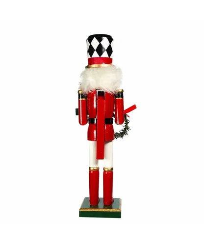 15“ Red, White and Black Nutcracker