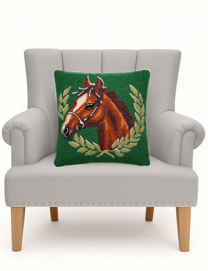 Polo Horse Hook Pillow