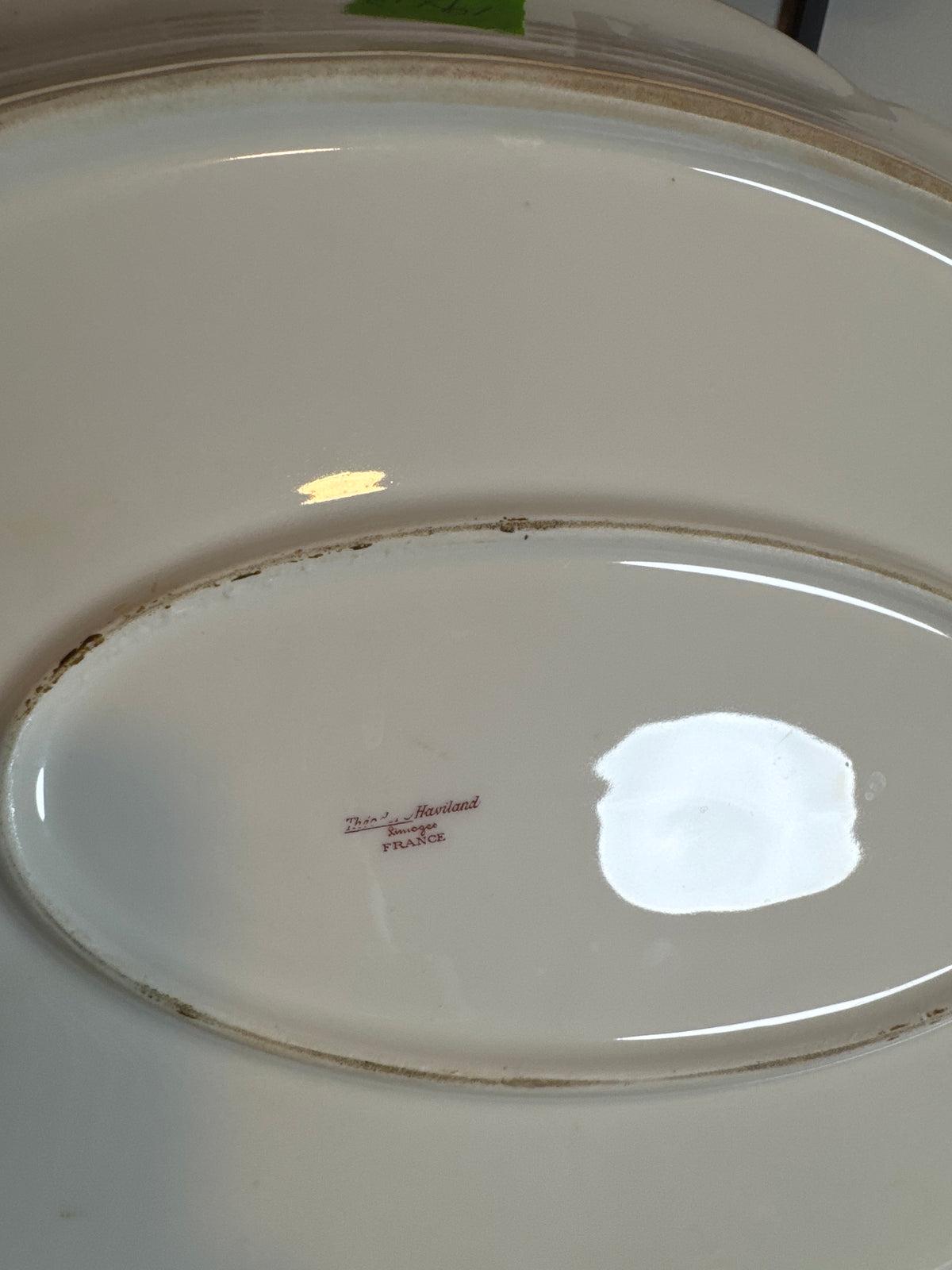 Théodore Haviland Limoges Pink Floral Oval Serving Platter