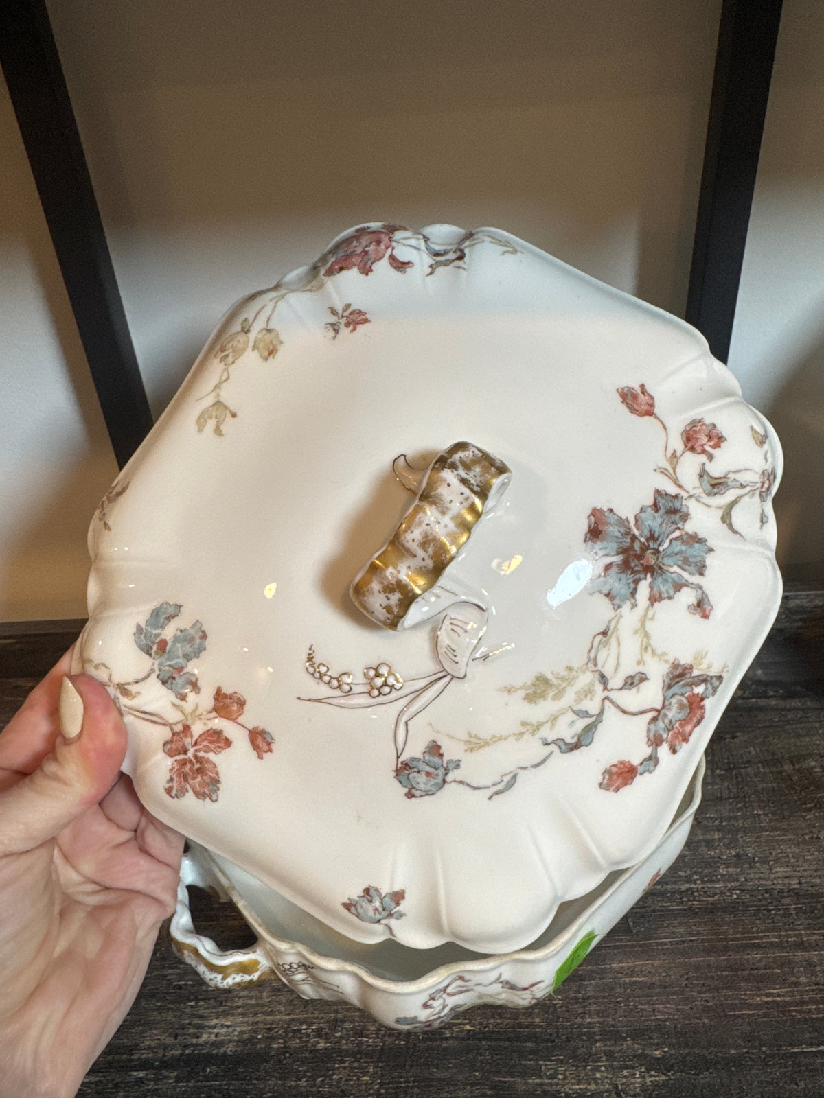Haviland & Co. Limoges Floral Covered Serving Dish