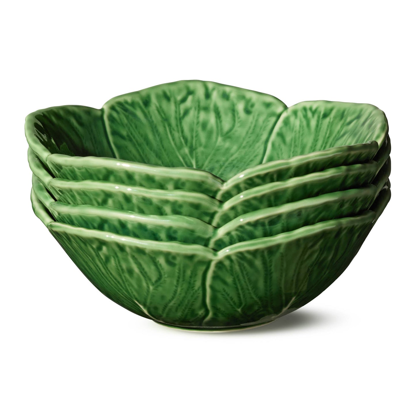 Green Cabbage Ceramic Cereal Bowl | 7x7x2.5 | 16 oz