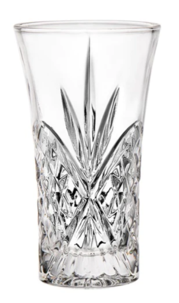 2oz Unleaded Irish Crystal Vodka Shooter Set Of 6