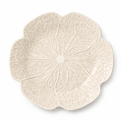 White Cabbage Dinner Plate, 11"D