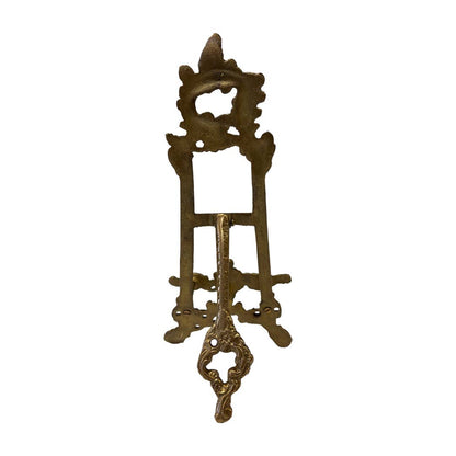 Vintage Inspired - Solid Brass Large 16” H × 8” W × 7.5” D | Art/Photo/Plate Easel Stand