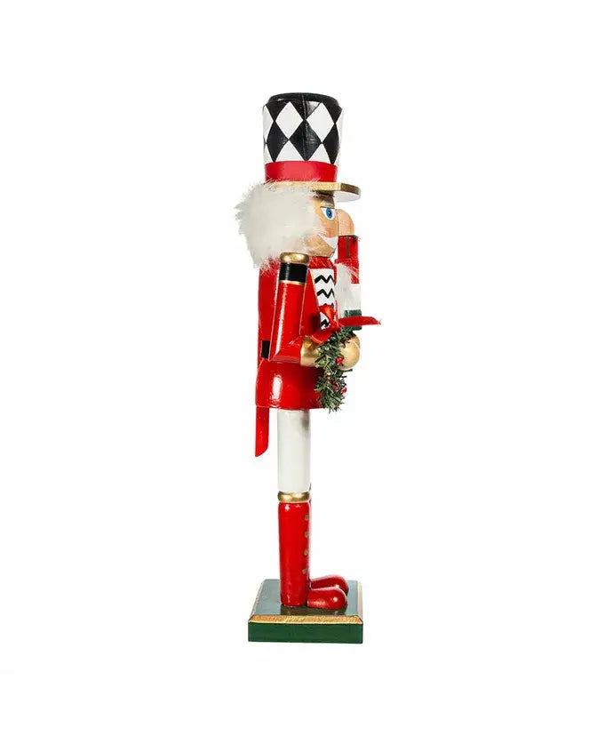 15“ Red, White and Black Nutcracker