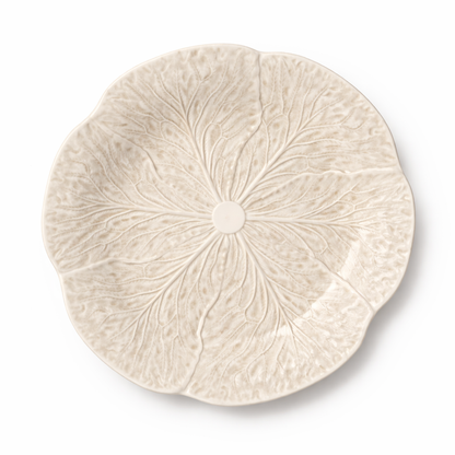 White Cabbage Salad Plate | 9"D
