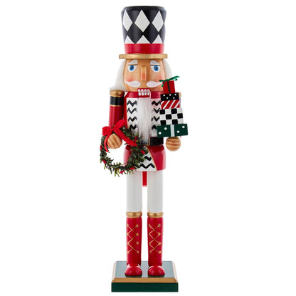 15“ Red, White and Black Nutcracker