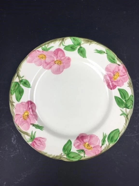 Vintage Set (6) Franciscan Ware “Desert Rose” Dinner Plates - Pristine!