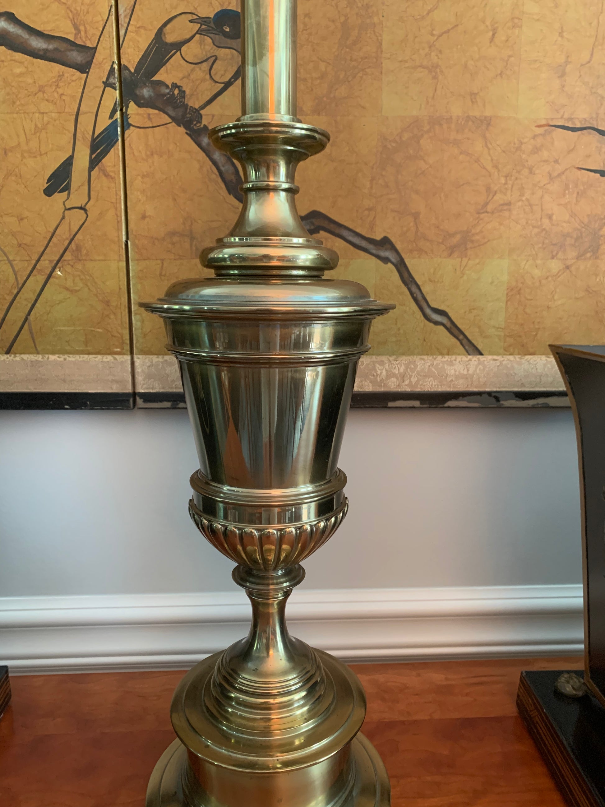 Vintage Brass Stiffel Trophy Lamp no shade